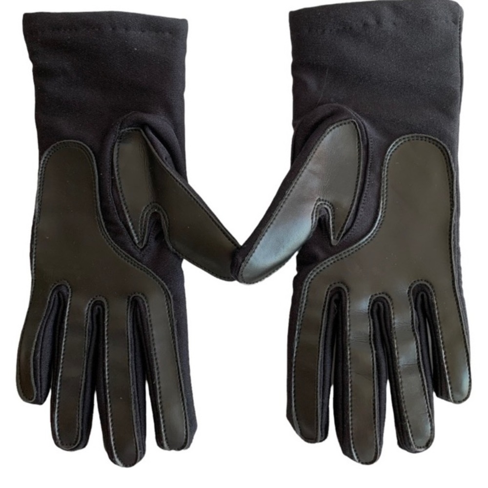 Berkshire Handkrchf Women’s Black Vintage Gloves - Picture 2 of 4